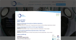 Desktop Screenshot of hiperbarico.com.br